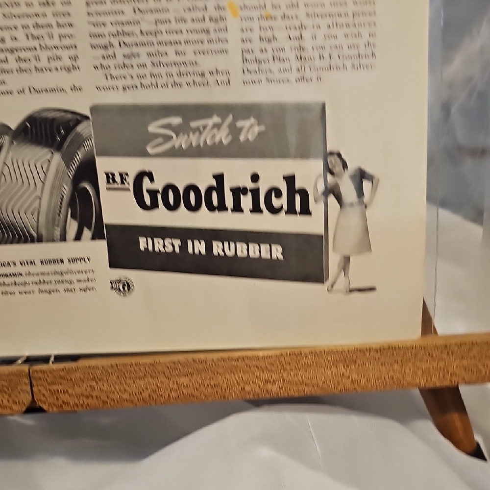 Vintage BF Goodrich Advertisement 1941 - Picture 6 of 9